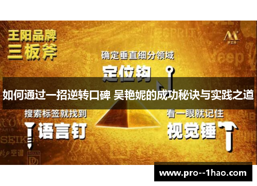 如何通过一招逆转口碑 吴艳妮的成功秘诀与实践之道